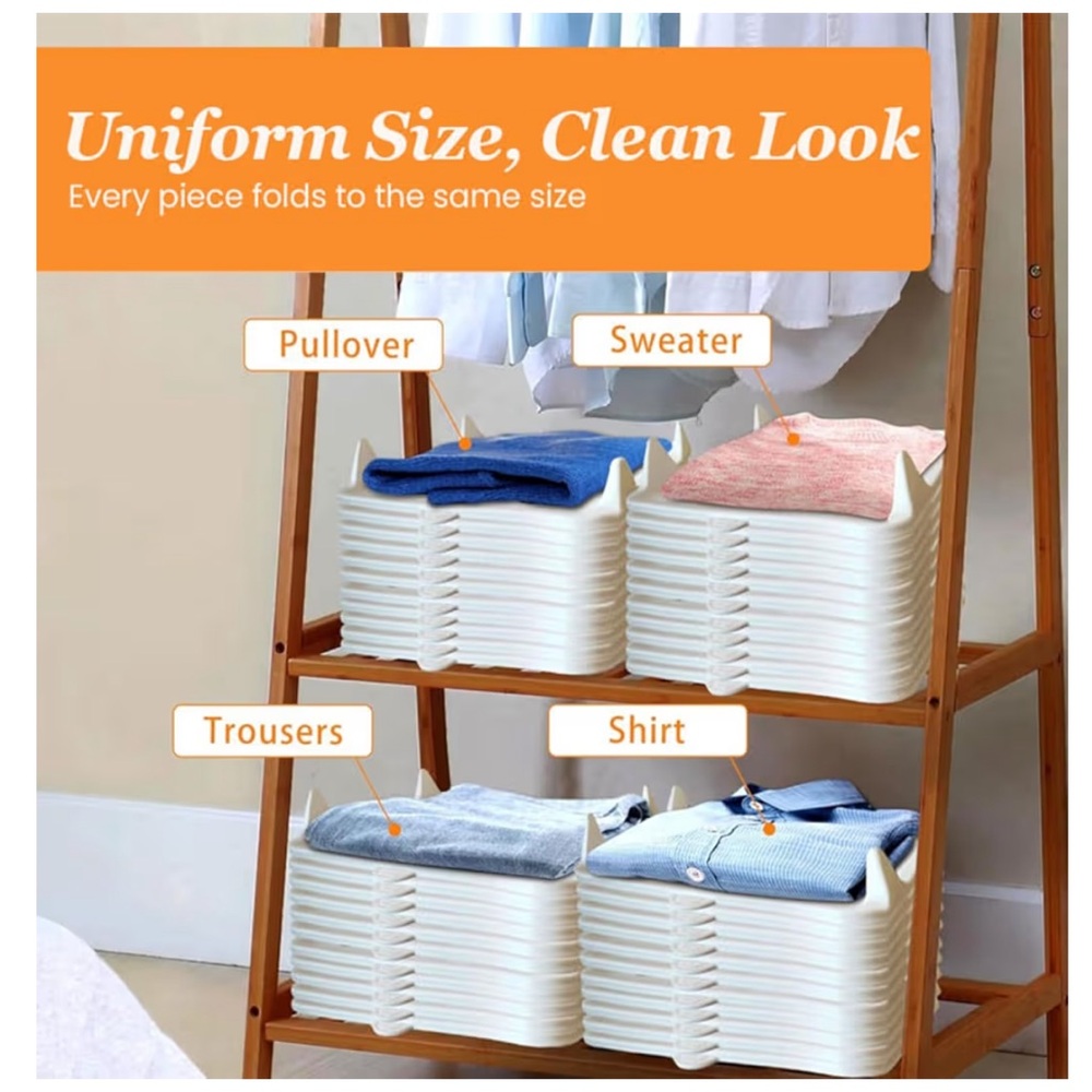 Box Legend Gray Plastic Shirt Organizer - Picture 3 of 4